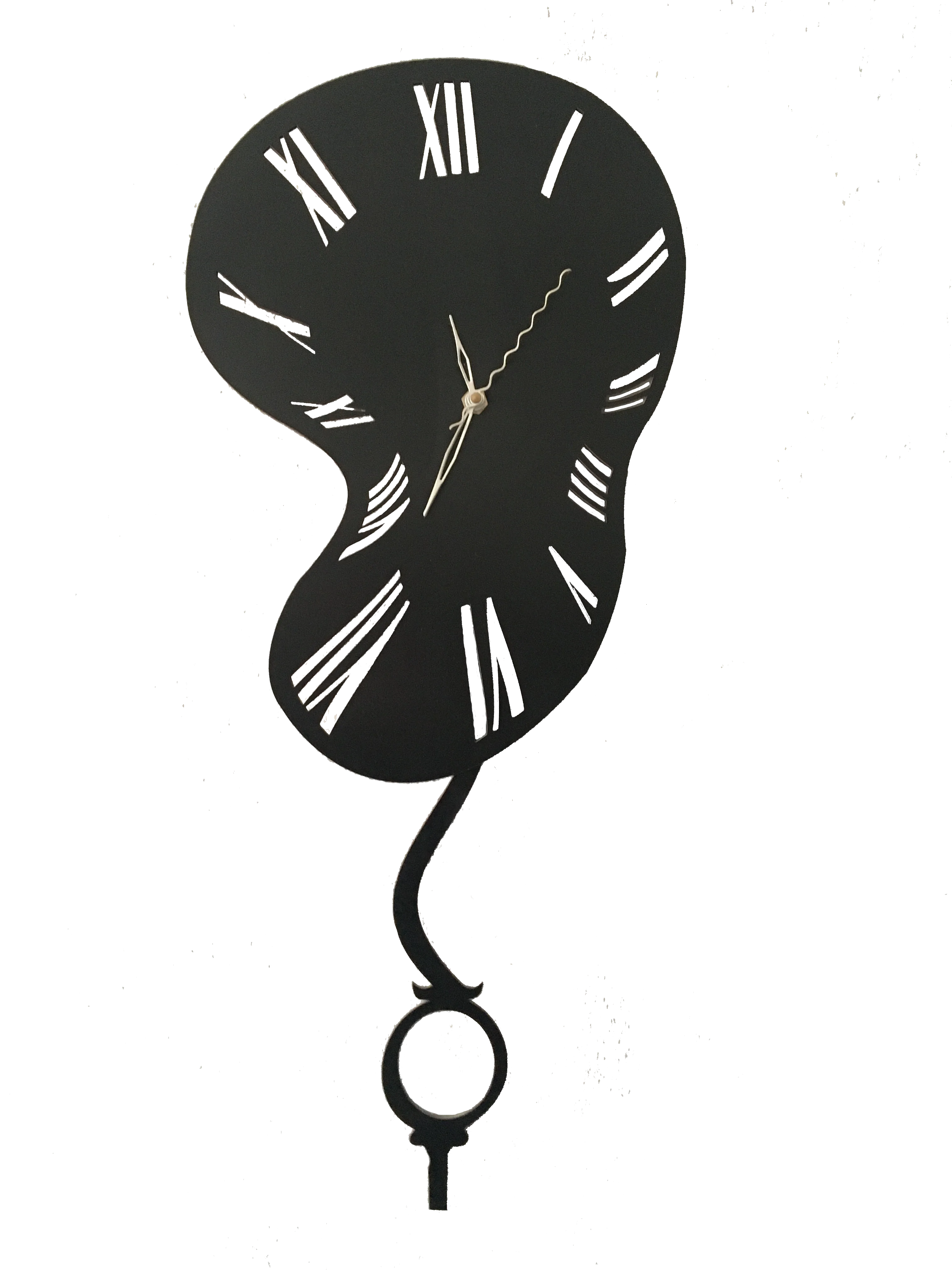 Goodtime Melting Time Декоративные качающиеся маятники на стене с часами MDF Деревянный дизайн дома Иглы Бесплатная доставка.