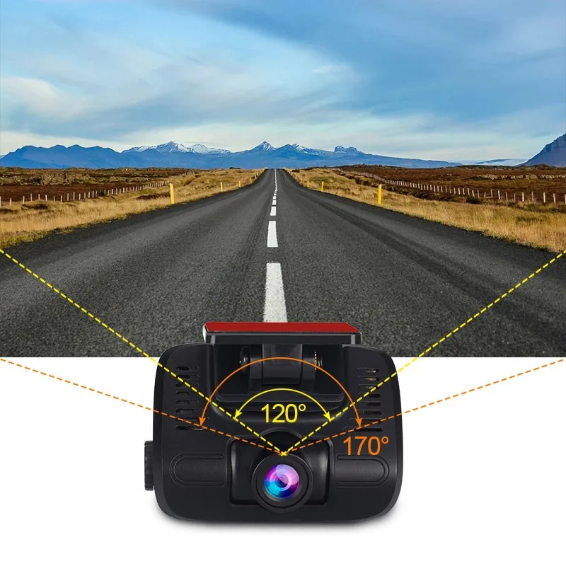 1080P Full HD автомобильный видеорегистратор 2 дюйма широкий угол обзора 170 °