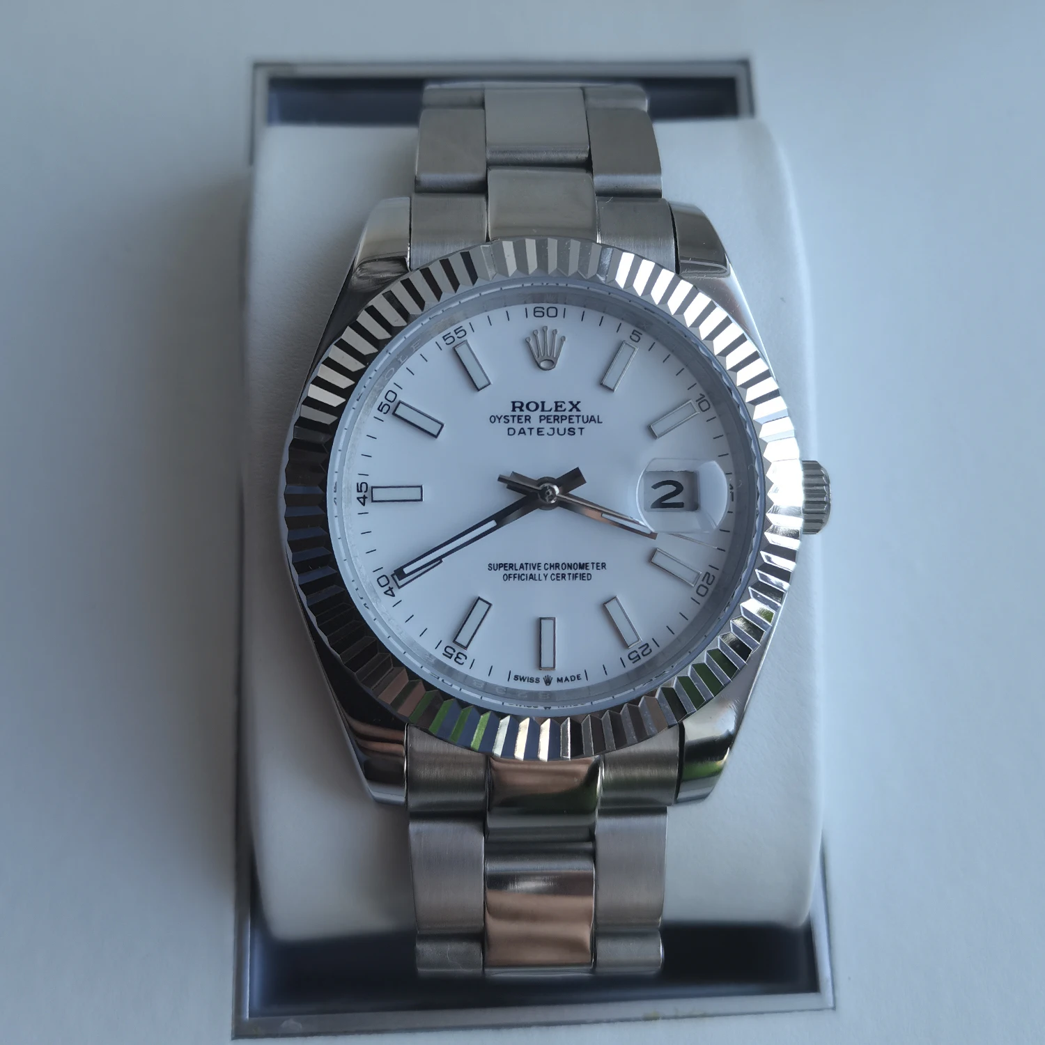 Часы Rolex Datejust 41 White Белые Роскошные Наручные | часы