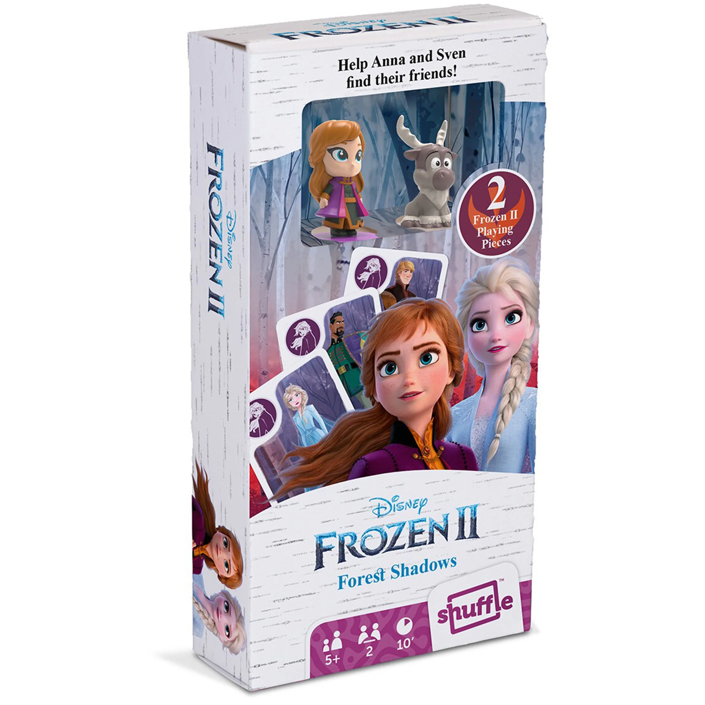 Холодное сердце II карточная игра 2: колода семейные игры + фигурки: Анна и Свен