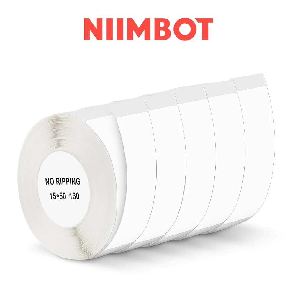 Белая лента для этикеток принтера Niimbot D11 рулон бумаги 15*50 мм Labeller D110 принтер |