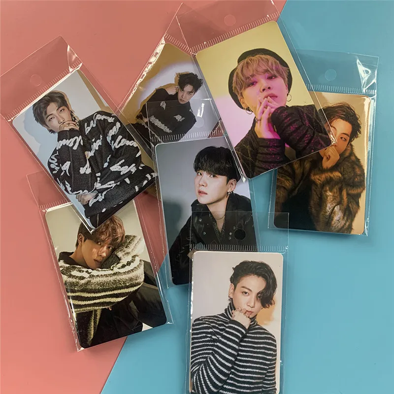 

5pcs Bangtan Boys Weverse Magazine LOMO Cards JIMIN JIN SUGA J-HOPE Postcard Fans Collection
