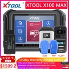 XTOOL X100 MAX OBD2 Диагностика всех систем 30 функциональных ключевых программирующих инструментов IMMO ECU кодирование двунаправленного сканирования для Mercedes-Benz