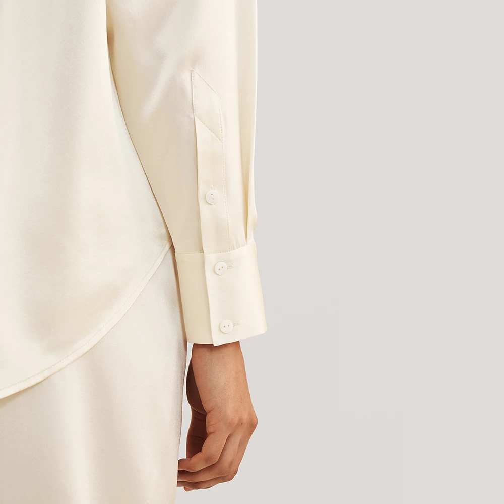 LILYSILK 22 Momme Viola Oversized Silk Satin Pajama Set 2022 New Femme Casual Sleepwear Suits Ladies Overalls Free Shipping