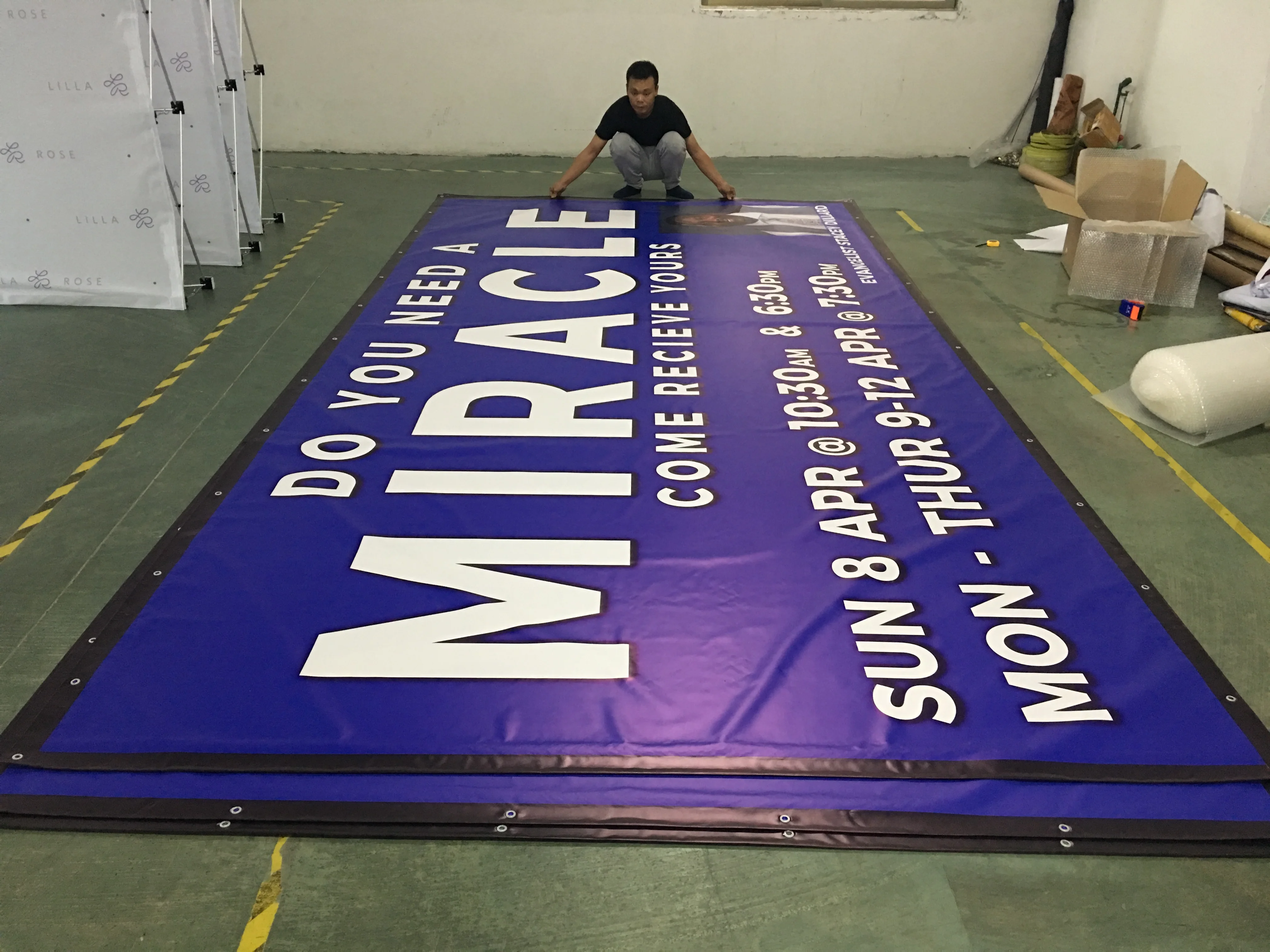 Outdoor Welcome Church Event PVC Vinyl Banner | Дом и сад
