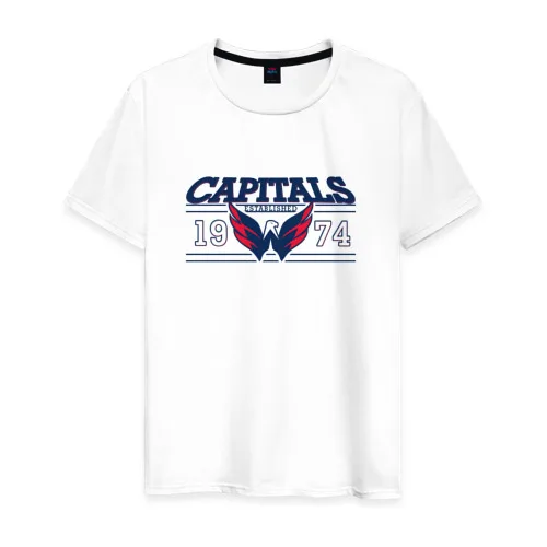 Мужская футболка хлопок Capitals 1974 | одежда