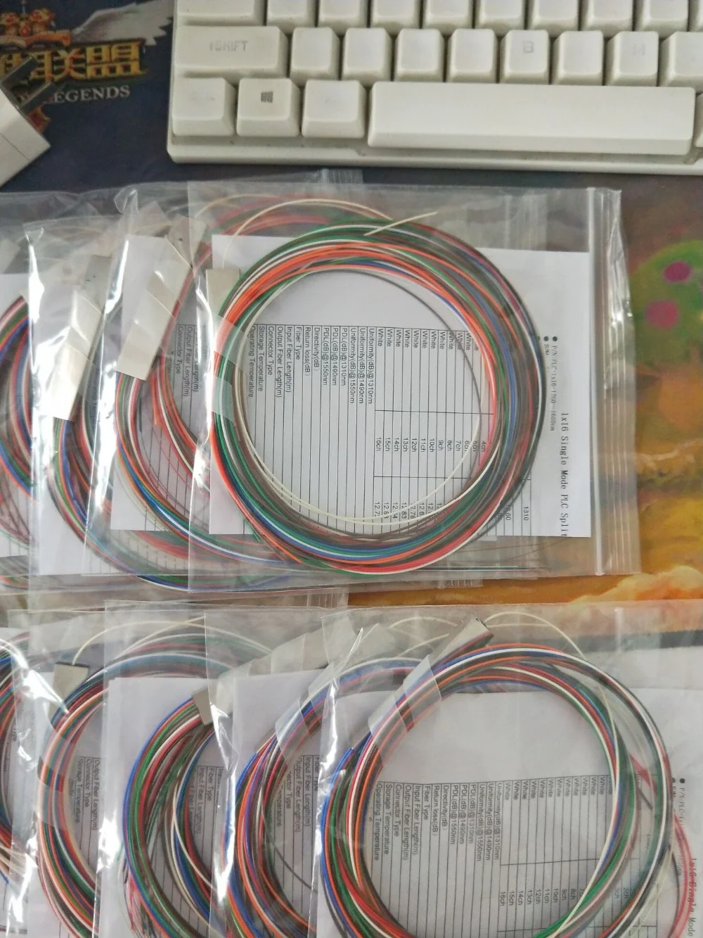Оптоволоконный plc-разветвитель 10 шт./лот 1x2 1x4 1x8 1x16 цветов | Мобильные телефоны и
