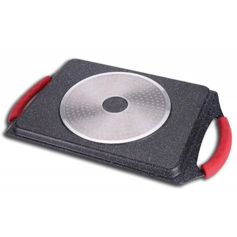 Сковорода решетка гриль Лава камень вулканический Индукционное дно | Дом и сад