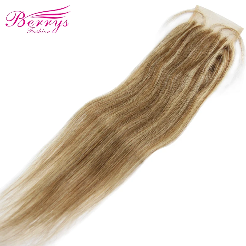 Прямой прозрачный кружевной закрытие 4X4 бесплатная часть с детскими волосами