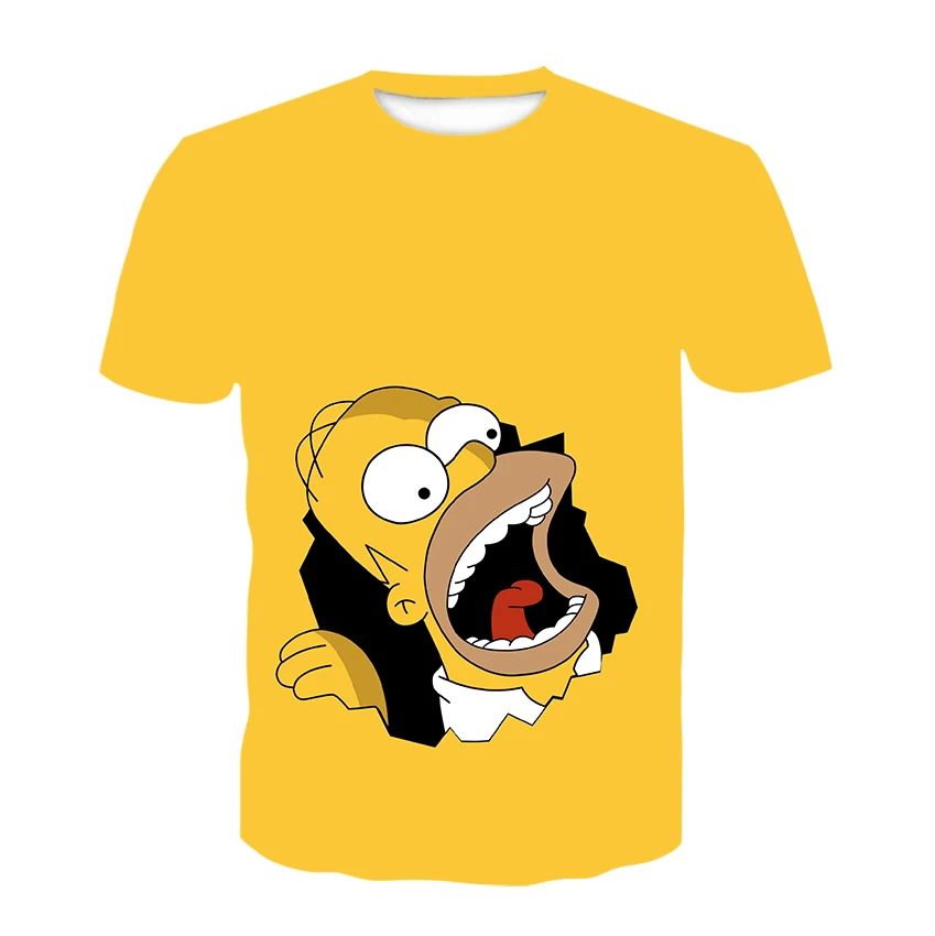 

Children's 3D Printed T-Shirts For 2021 Summer New Children Girls Boys Children Cartoon Tops