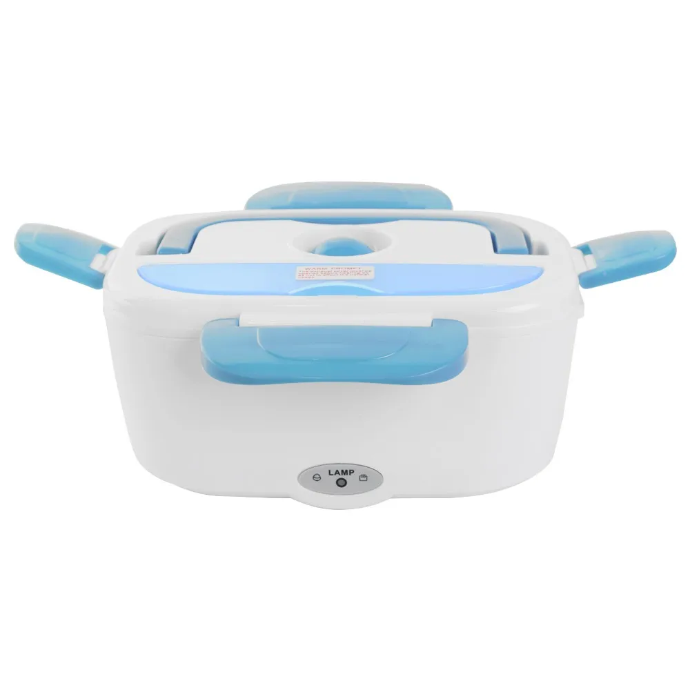 One-piece split portable insulation lunch box with spoon can be heated