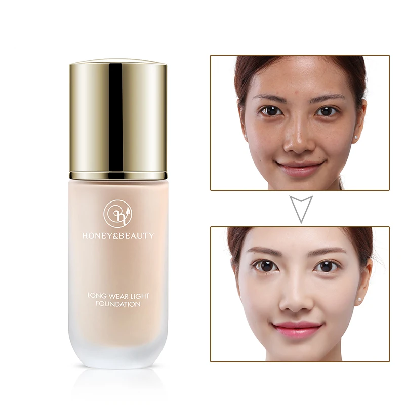 Жидкий тональный крем долговечный увлажняющий консилер контроль жирности