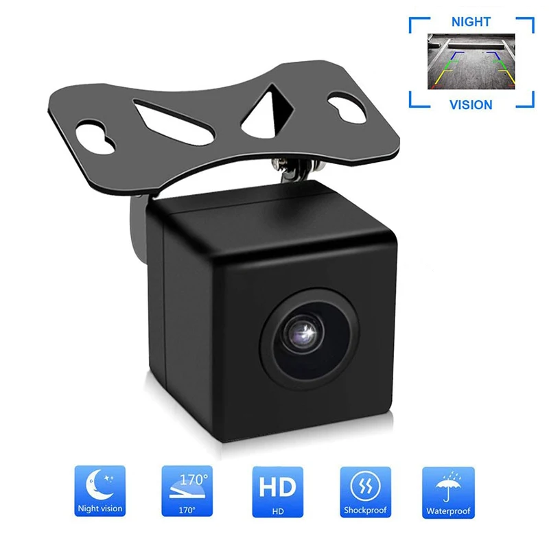 Новая Автомобильная камера заднего вида универсальная HD ночного видения
