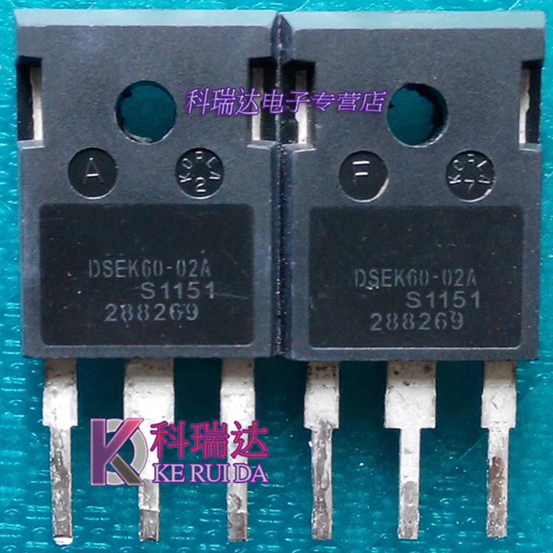 

Scatter new DSEK60-02A 60A 200V TO-247 ultra-fast recovery rectifier diode 20PCS -1lot