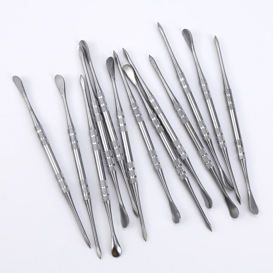 

SILICLAB Silver Premium Carving Stainless Steel Tool 10pcs DIY Wax Carving Tool Wax Oil Cleaning Accessories