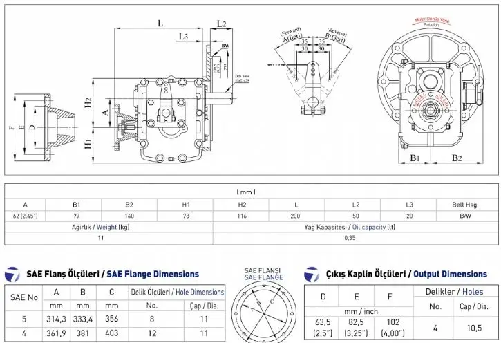 Marine Gearbox Mechanical Transmission For Boats Inboard Engines M30 Reduction 2/1 enlarge