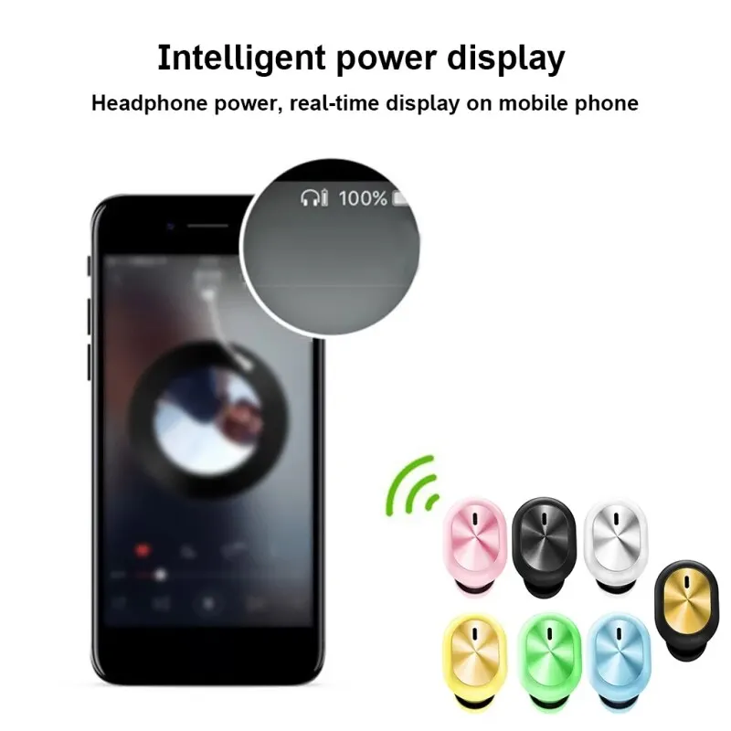 Fone de Ouvido Compatível com Bluetooth Peças sem Fio Esportes à Prova Fones de Ouvido com Microfone Mini Estéreo D’água F911 Tws 5.0 50