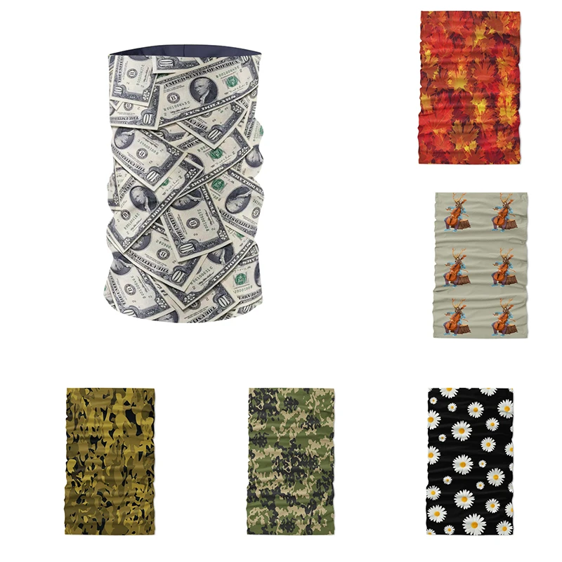 

Dollar Bandanas Men's Military Sports Tactical Mask Turban Unisex Skull Hiking Scarf Kerchief Hijab buffe scarf multifunction