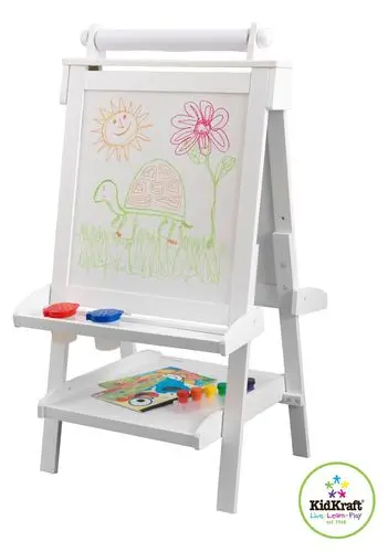 Детский двусторонний мольберт &quotДелюкс&quot белый|Мольберты| |