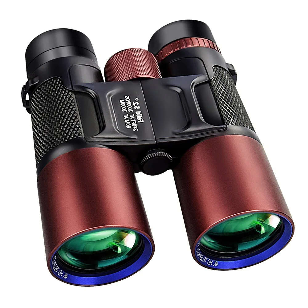 

Outdoor sport for camping Professional Binoculars 12×42 metal Portable Folding Binoculars High Zoom Night Vision Telescope