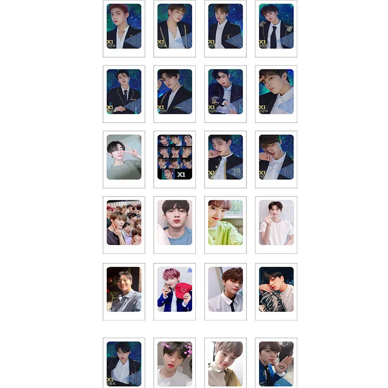24 шт./компл. KPOP X1 Lomo Card Produce×101 X Один альбом фото бумажные карты плакат Фотокарта Han