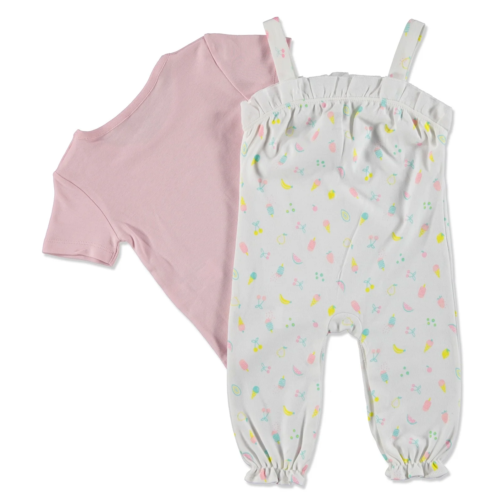 Ebebek HelloBaby/Летняя Детская толстовка с милыми фруктами Комплект комбинезонов| |