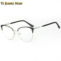 women cat eye alloy optical glasses frame fashion clear lens eyewear prescription eyeglasses spectacle mujer gafas