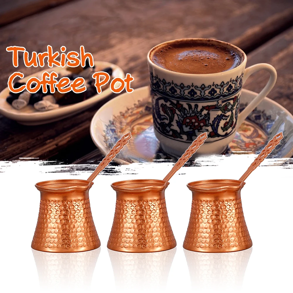 

Turkish Cezve Coffee Pot Copper For Turkish Coffee Ibrik Arabic Stovetop Coffee Pot With Handle Handmade Hammered Copper Pot