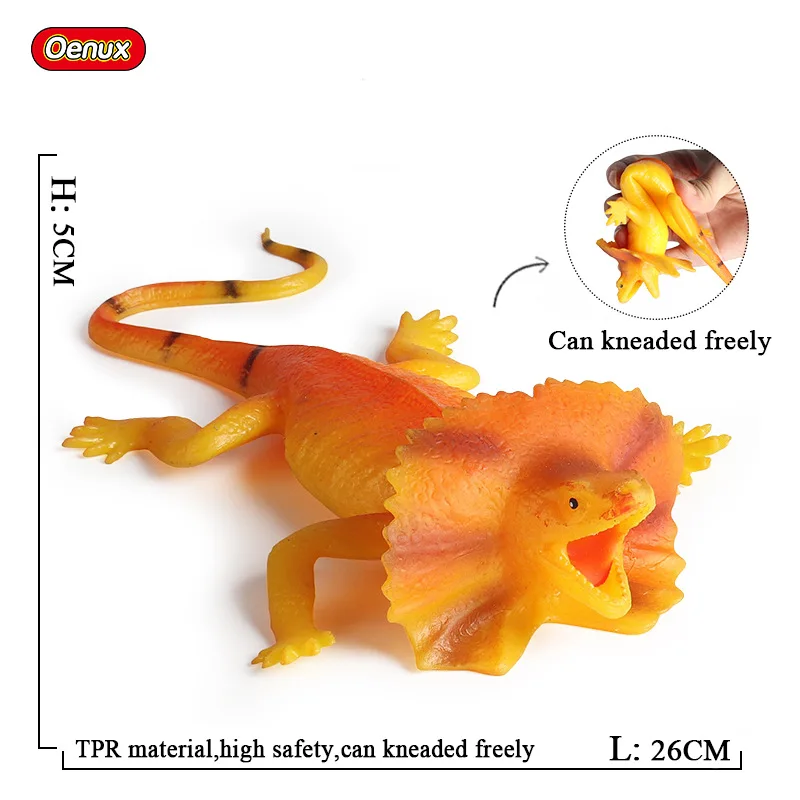 

Insect Animal Model TPR Simulation Tricky Pinch Music Decompression Vent Lizard Yellow Umbrella Lizard Toy Children's Toys