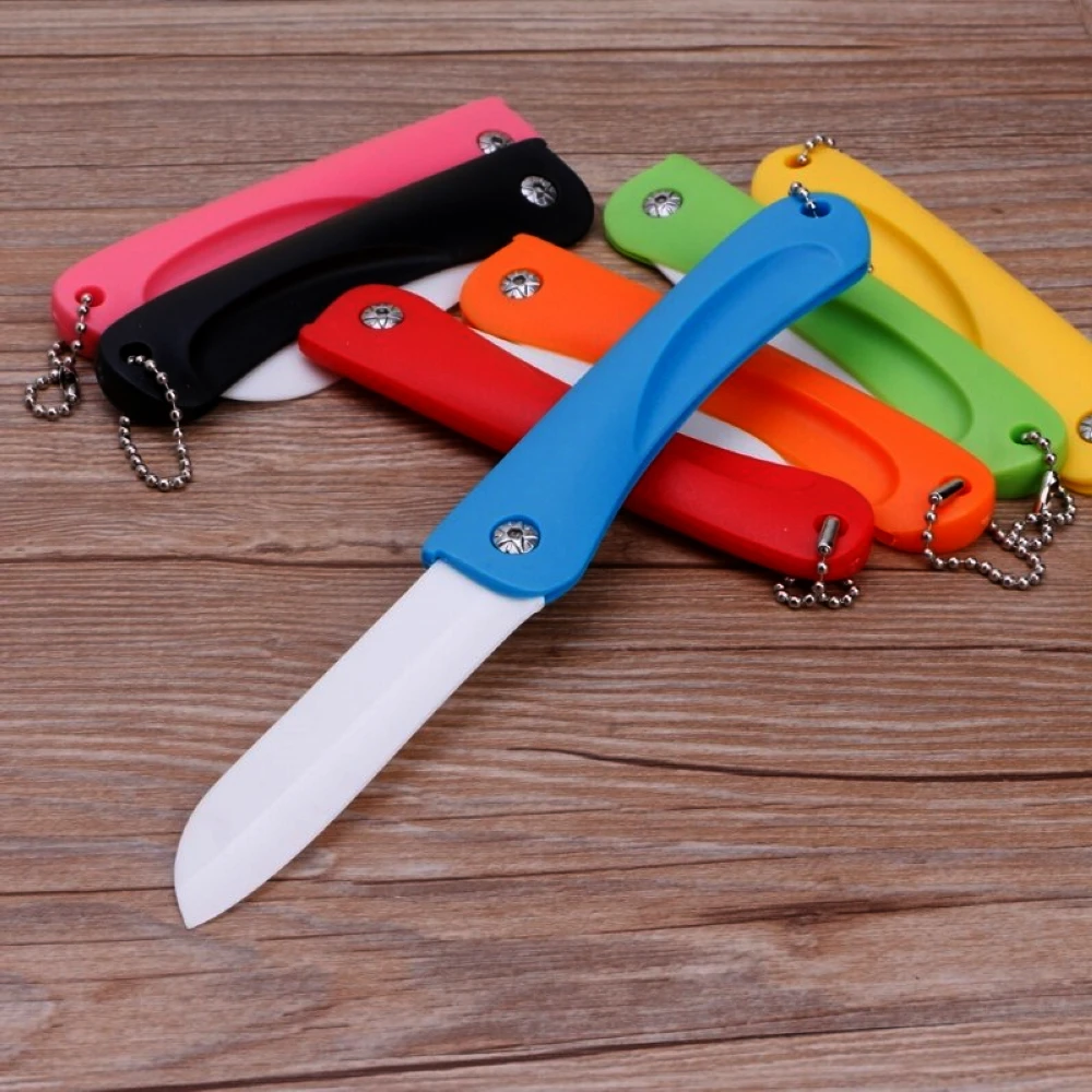 Керамический складной нож для чистки овощей фруктов|paring knife|ceramic folding knifefishing knife |