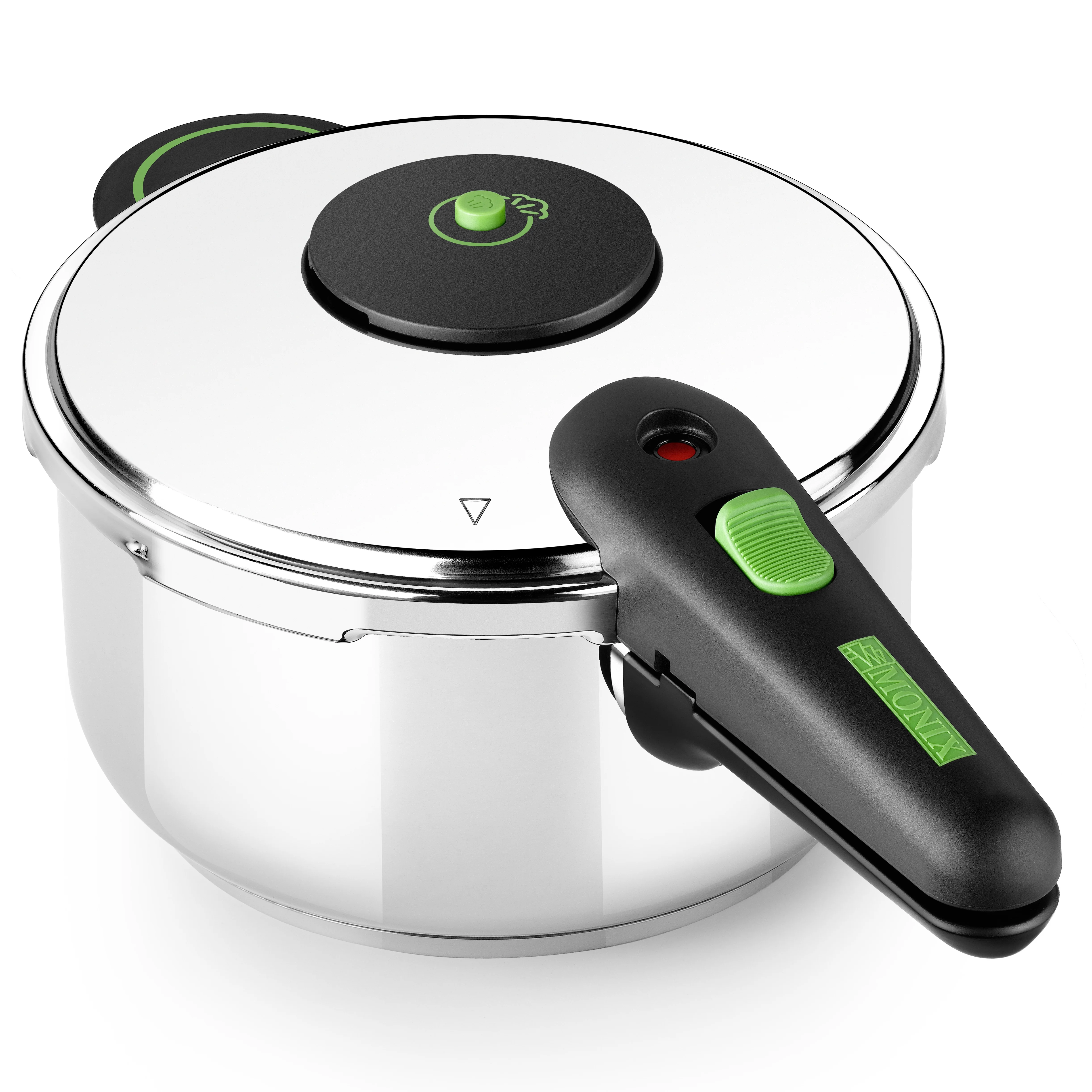 MONIX Presto - Set pots 4 + 6 литров нержавеющая сталь 18/10 подходит для всех видов кухонь газа