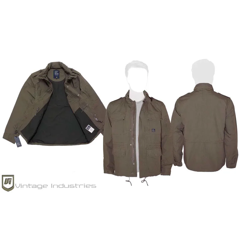 Куртка Cranford Jacket Vintage Ind. (dark khaki) | Мужская одежда
