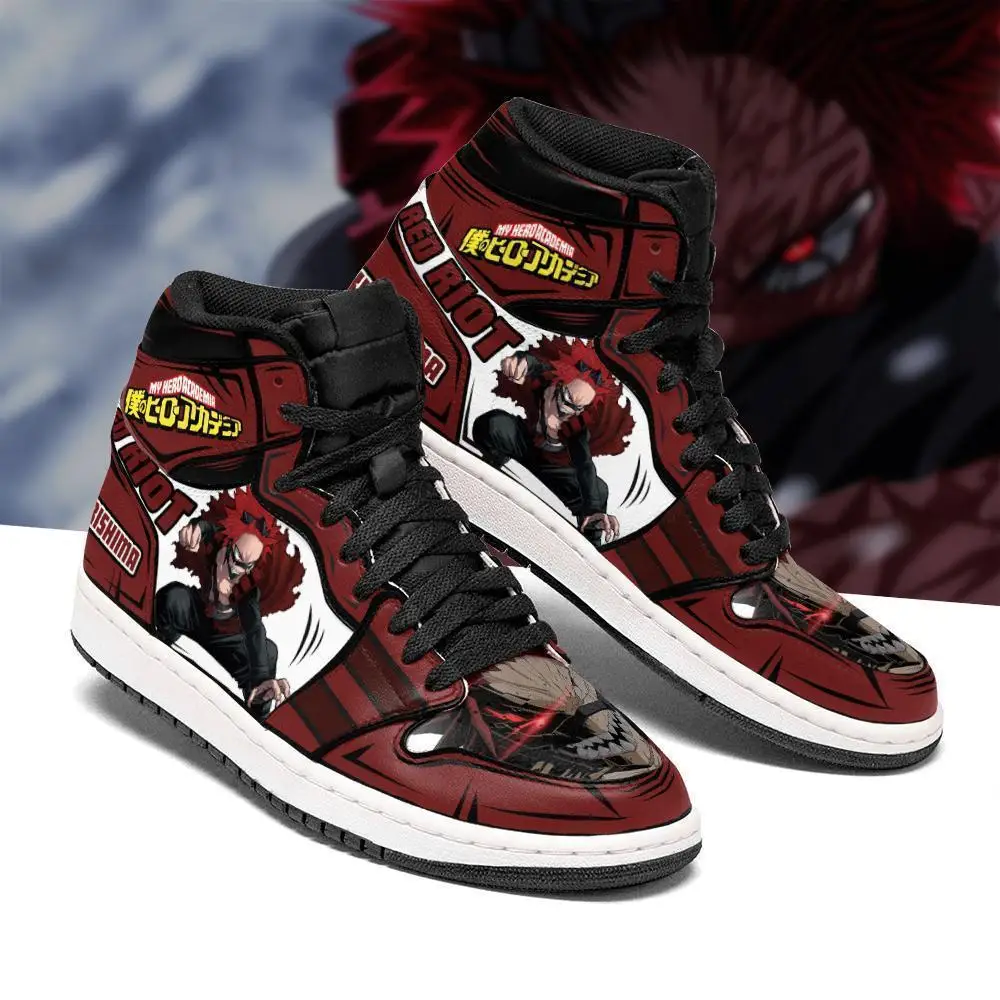 

Eijiro Red Riot Sneakers Custom My Hero Academia Anime Shoes MN05