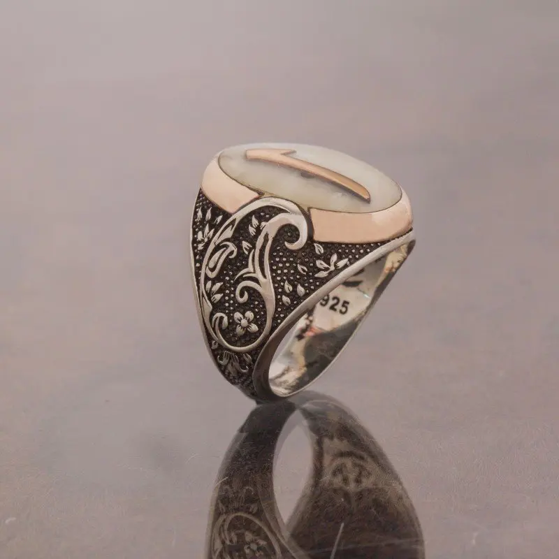 

925 Sterling Elif Silver Ring Fashion Turkish Premium Quality Handmade Jawelery