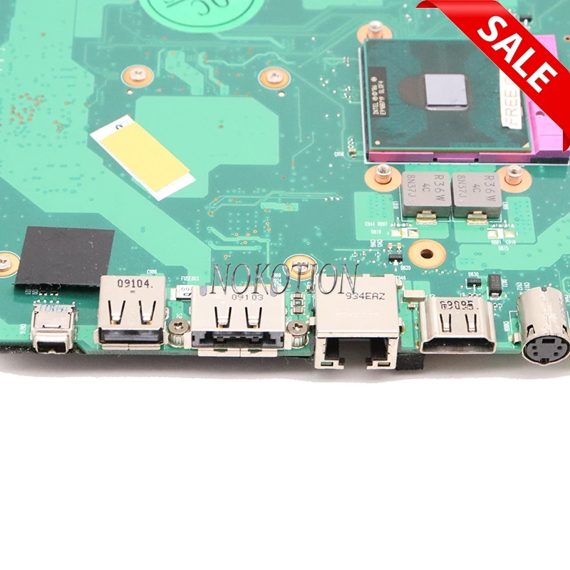 Материнская плата NOKOTION V000125810 V000126450 для ноутбука Toshiba Satellite A300 A305, материнская плата GM45 DDR2 с графическим слотом