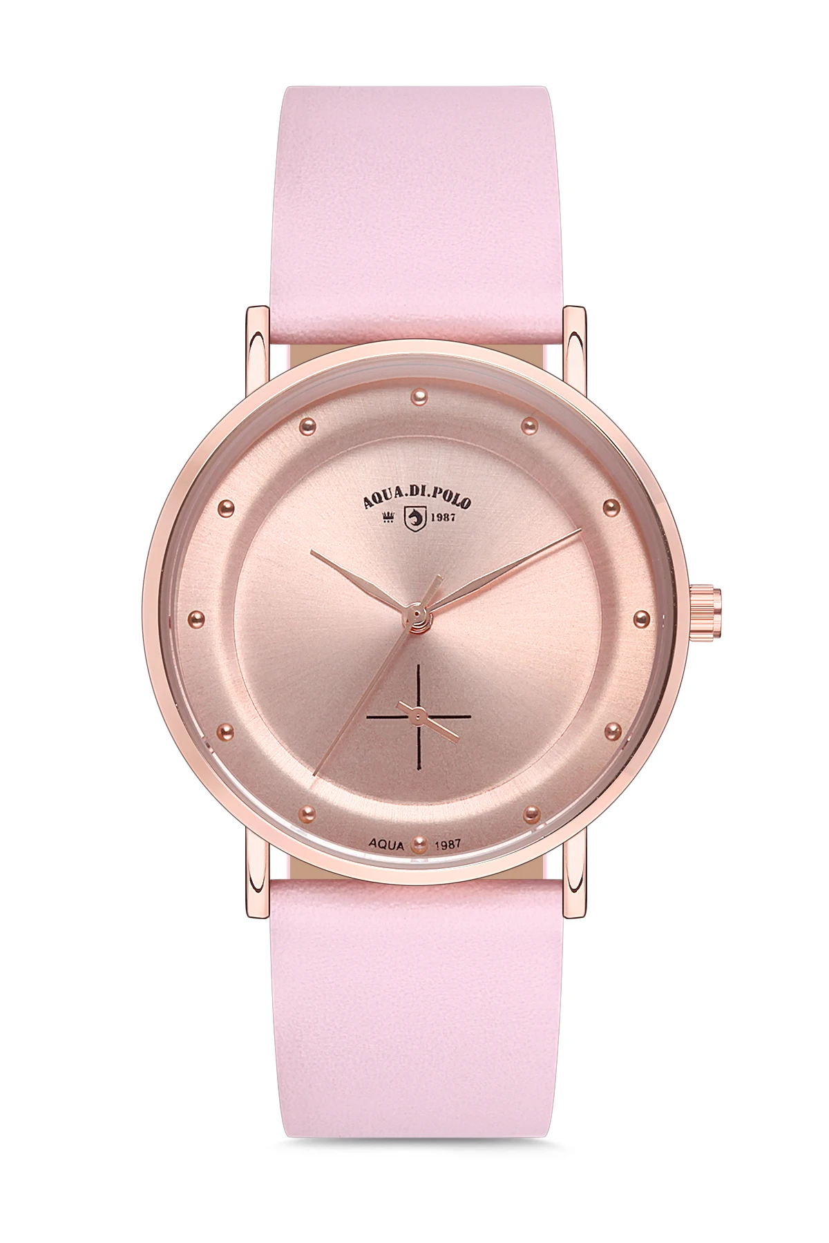 

2020 top Brand Luxury Fashion Women 'S Beige Leather Quartz Wristwatches Clock APSV1-A9057-KDK52 Aqua di Polo 1987