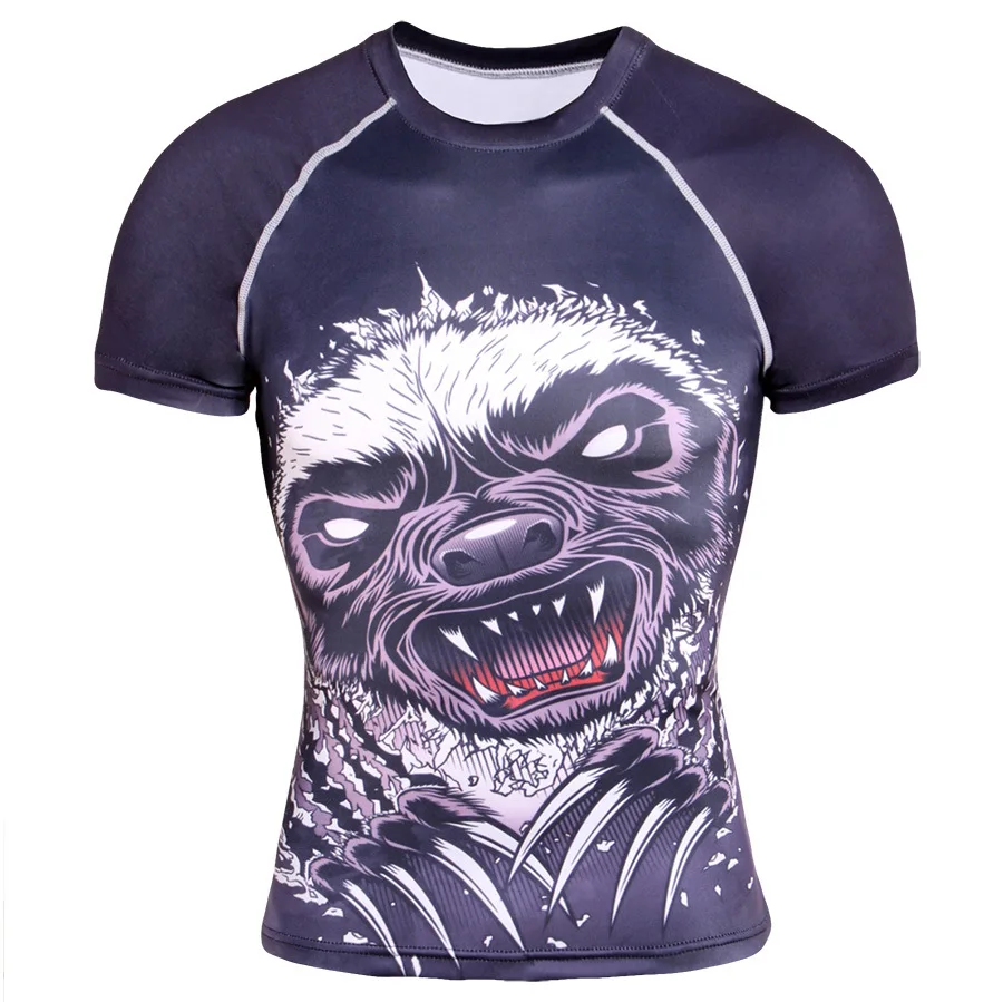 

2022 Summer New Trendy Designed Fitness Breathable Quick Dry 3d Originality Printed Men Gym Wear