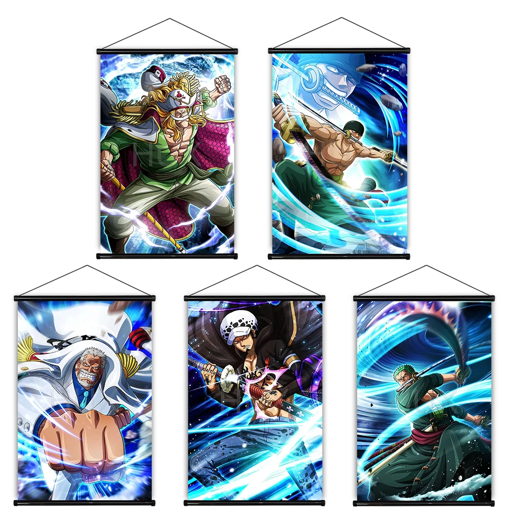 

Japan Anime One Piece Canvas Painting Poster Aesthetic HD Print Wall Art Pictures Bedroom Modern Mural Decoration Chambre Gift