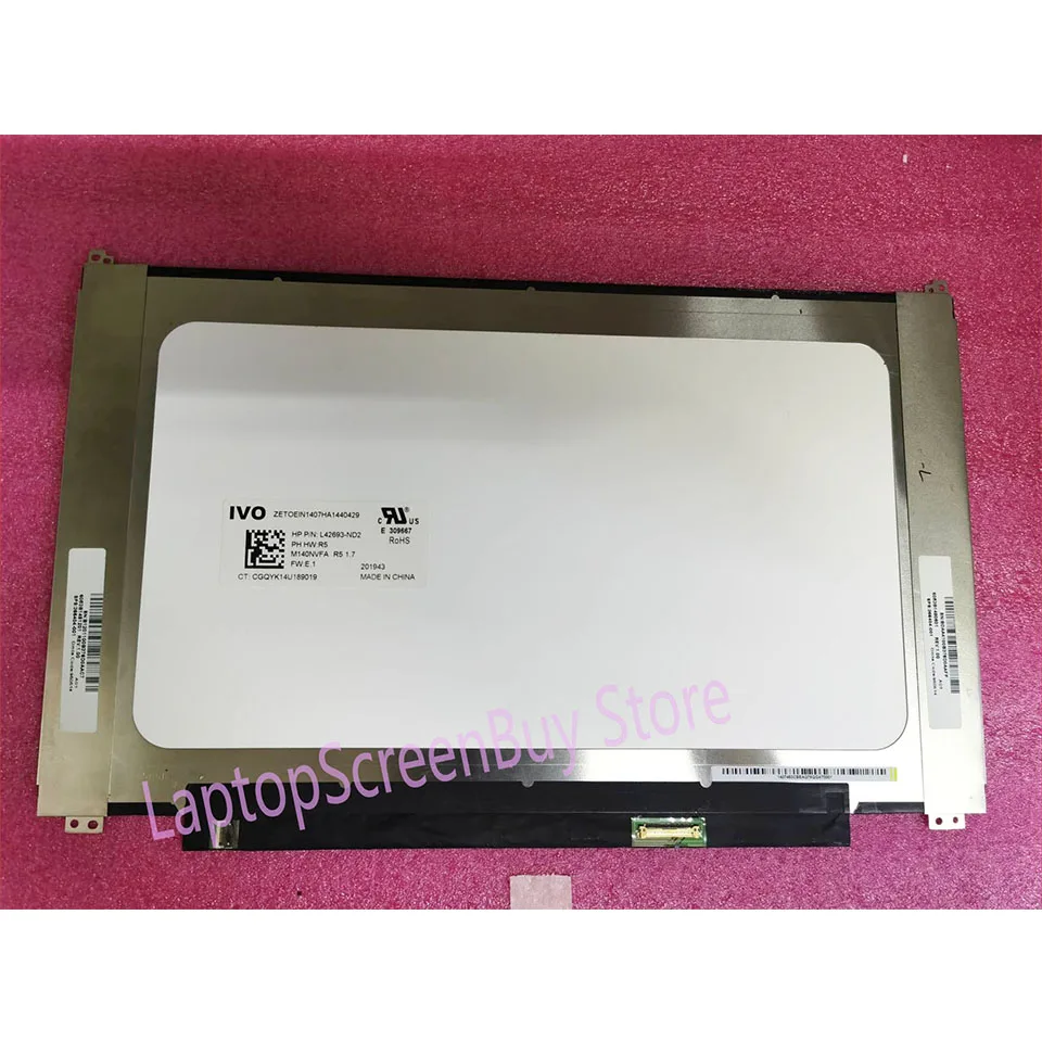 Для IVO M140NVFA R5 НОВЫЙ 14 0 &quotсветодиодный FHD IPS LCD светодиодный экран для ноутбука