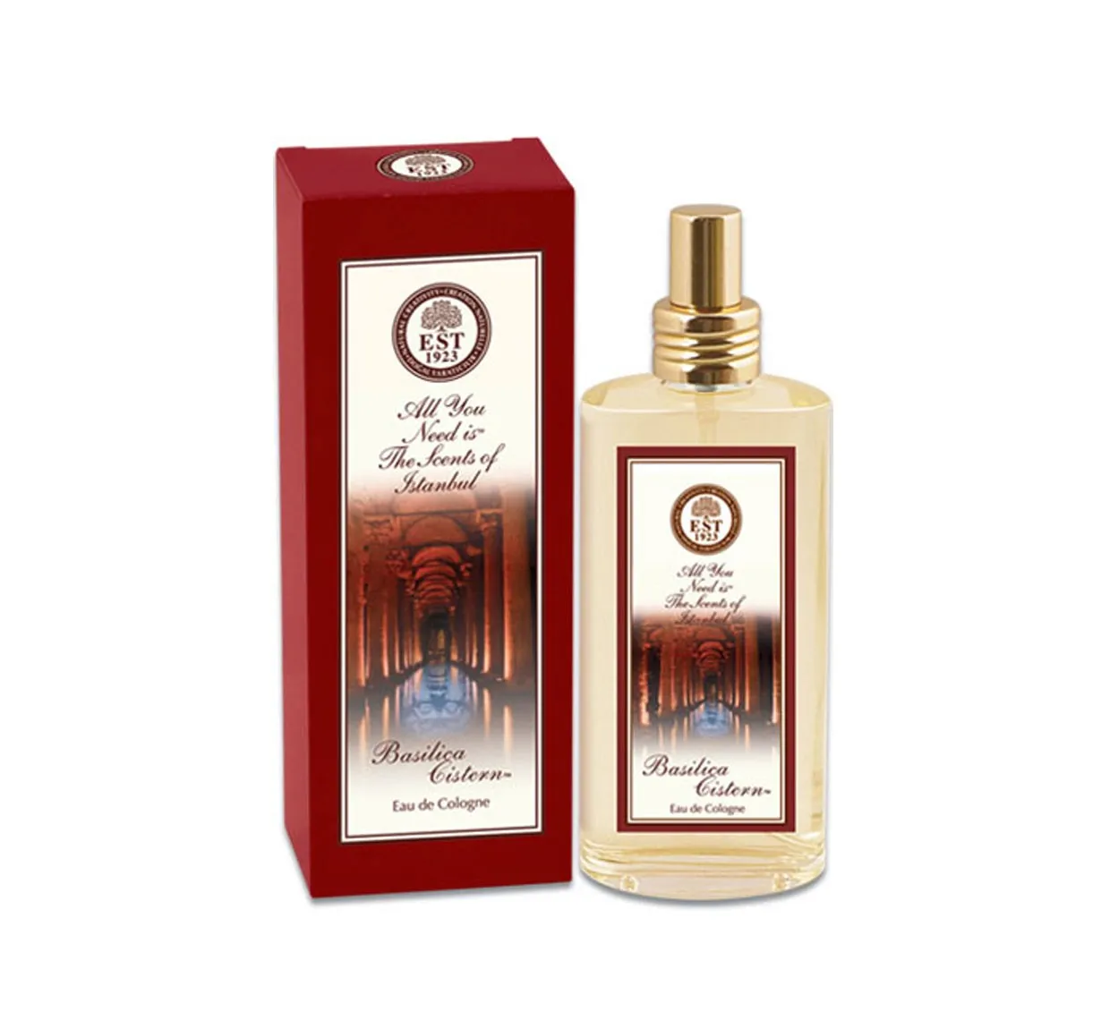 

STUNNING WITH ITS WONDERFUL SMELL Eyüp Sabri Tuncer Basilica Cistern 150 ml Eau De Cologne - Glass Bottle FREE SHIPPING