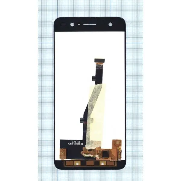 Дисплей (экран) в сборе с тачскрином для ZTE Blade V7 Lite золотой