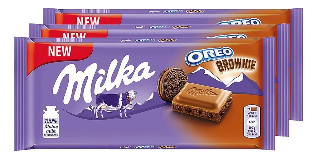 Набор шоколада Milka Oreo Brownie 100 гр. (3 шт) |