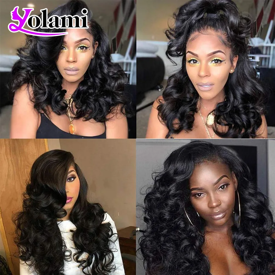 

Yolami Brazilian Hair Weave Loose Wave Bundles 8-30inch 100% Remy Human Hair Extensions 3 Pcs Natural Color Can Be Dyed/Bleached