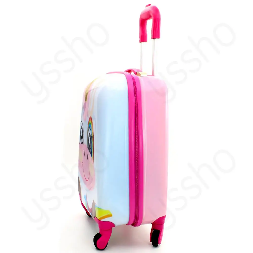 Children's Cartoon Cartoon Rigid Suitcase trolley Child Printed Cabin 4 Wheels