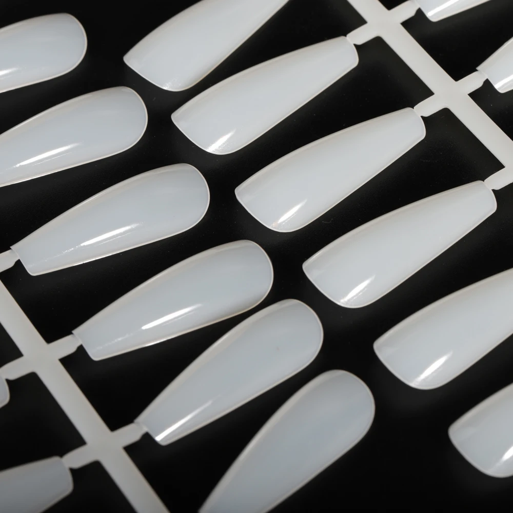 240 шт. натуральные прозрачные накладные ногти Таблица отображения цветов