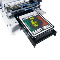 a3 cotton fabric textile digital dtg flatbed printer 6 color t shirt inkjet garment printing machine with t shirt trayrip