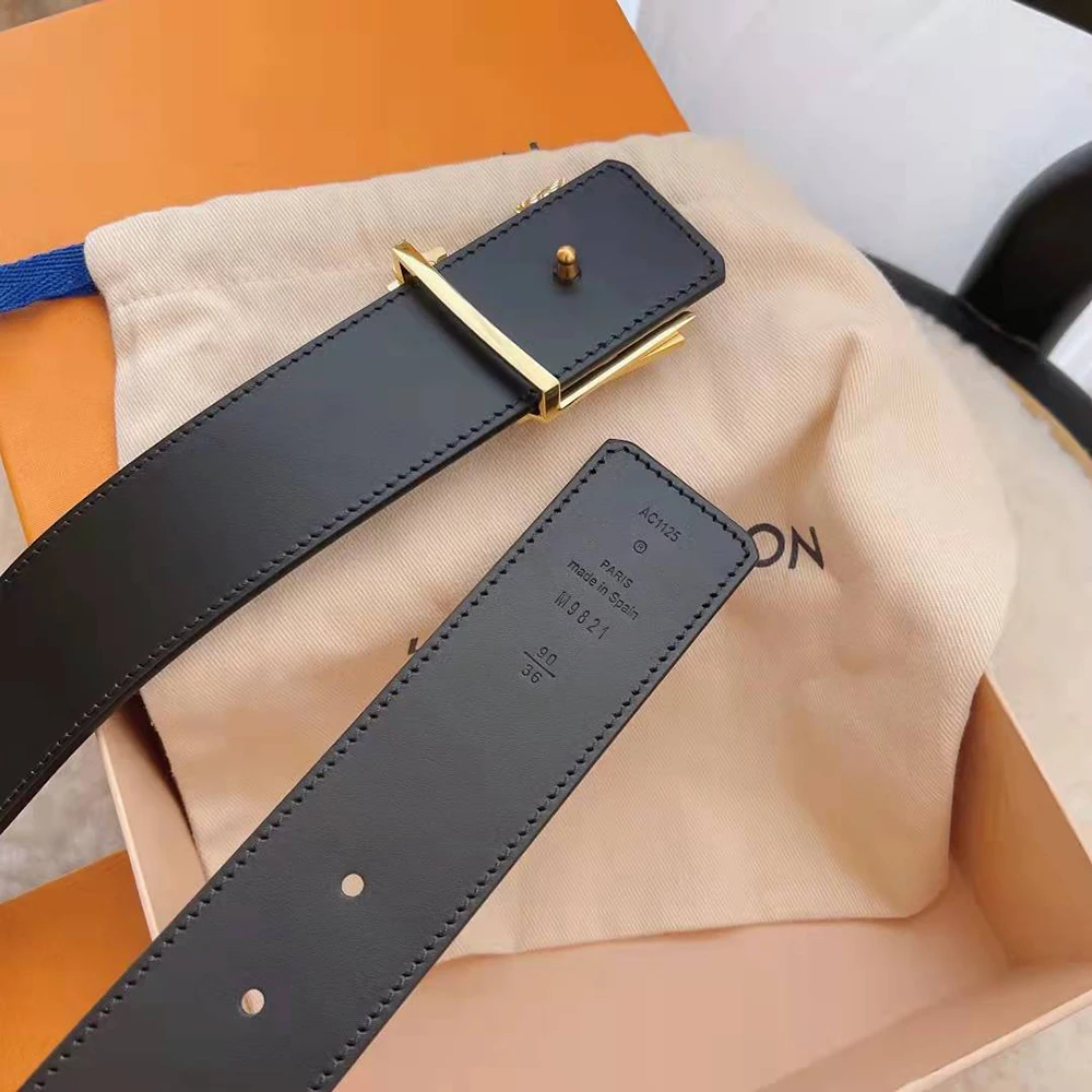 

High quality luxury brand designers belt fashion top cowhide leather 40mm 1:1 copy belts for men with original box
