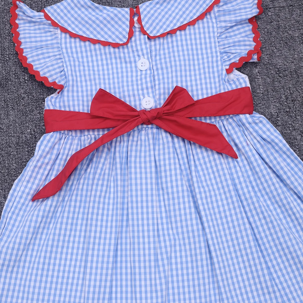 Одежда для новорожденных девочек 1-7 лет летнее платье малышей детская одежда