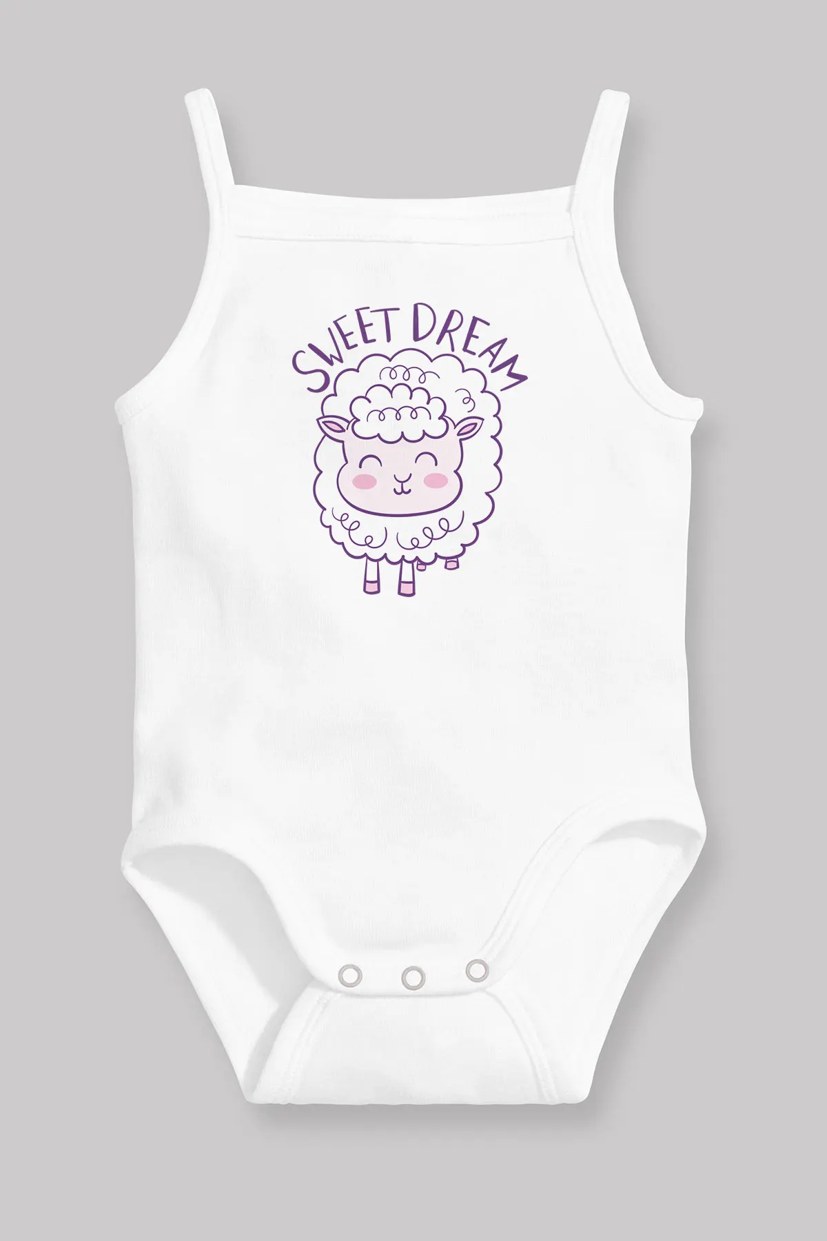 Angemiel/Детская футболка с милым принтом Сладкие сны для маленьких девочек Белая