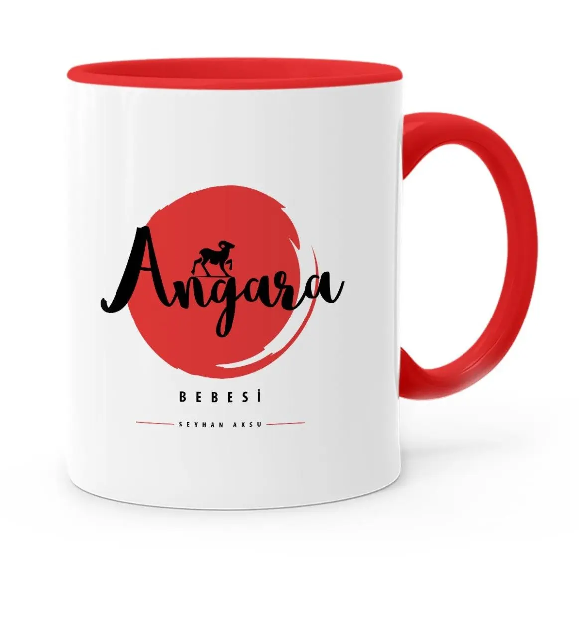

Персонализированные Angara Baby Is красная кружка чашка-4
